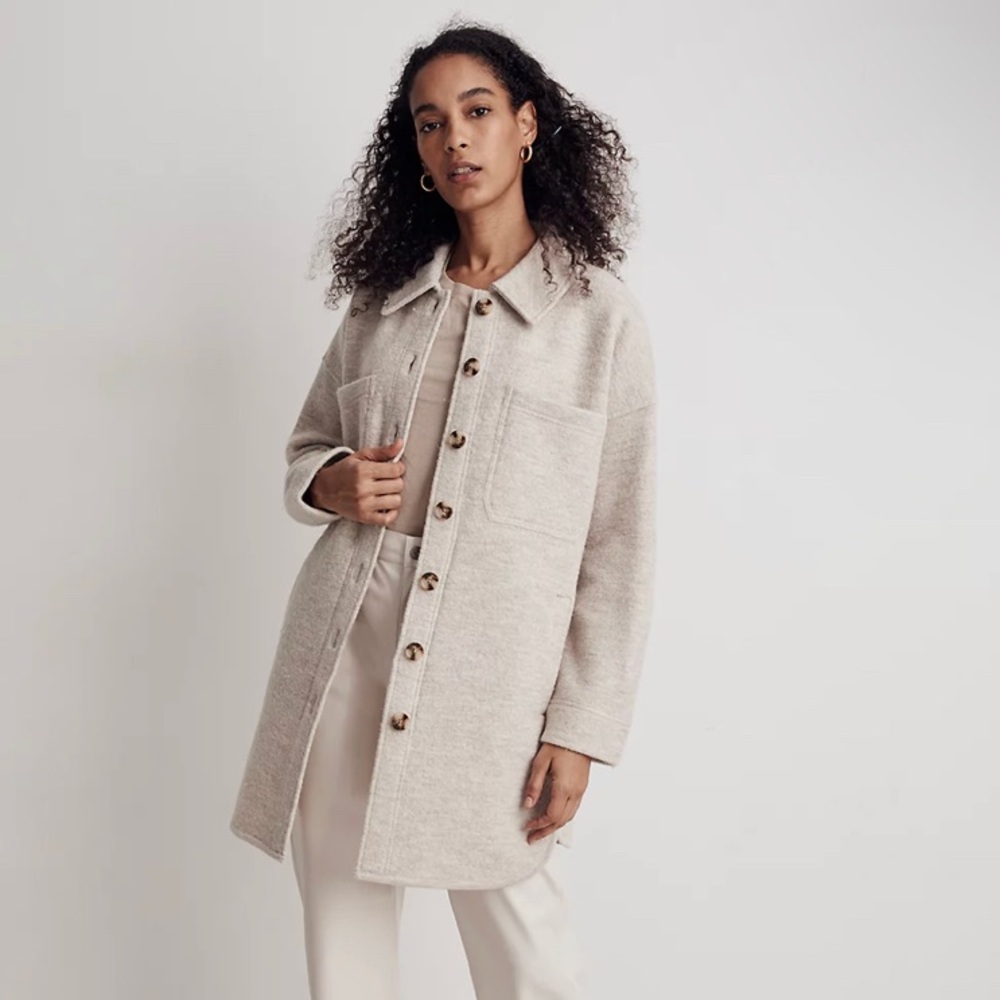 (Re)sponsible Boiled Wool Sweater Jacket